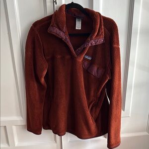 Patagonia Rust Fleece Pullover